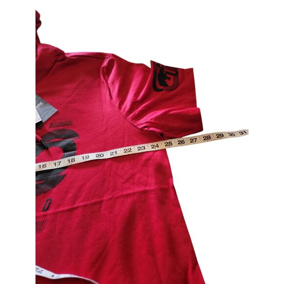 Ecko Hoodie Mens XLarge Rhino Logo Black Red Grey Colorblock NWT - Picture 3 of 8